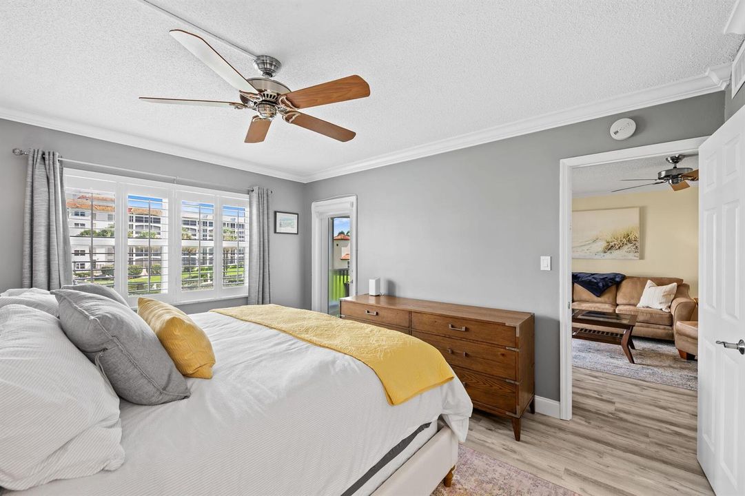 primary bedroom to living room