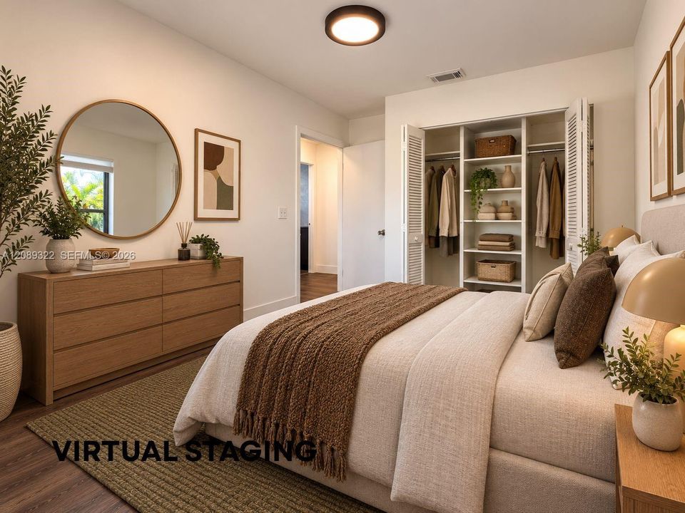 Closet Bedroom #2 - Staging