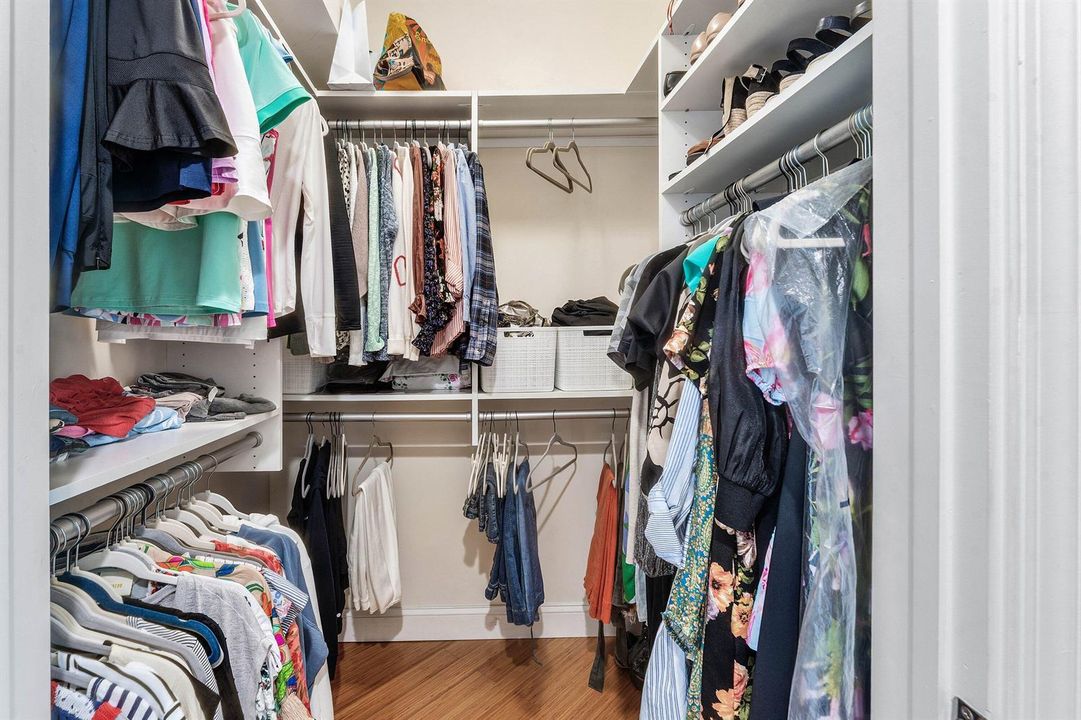 Her Walk-In Closet