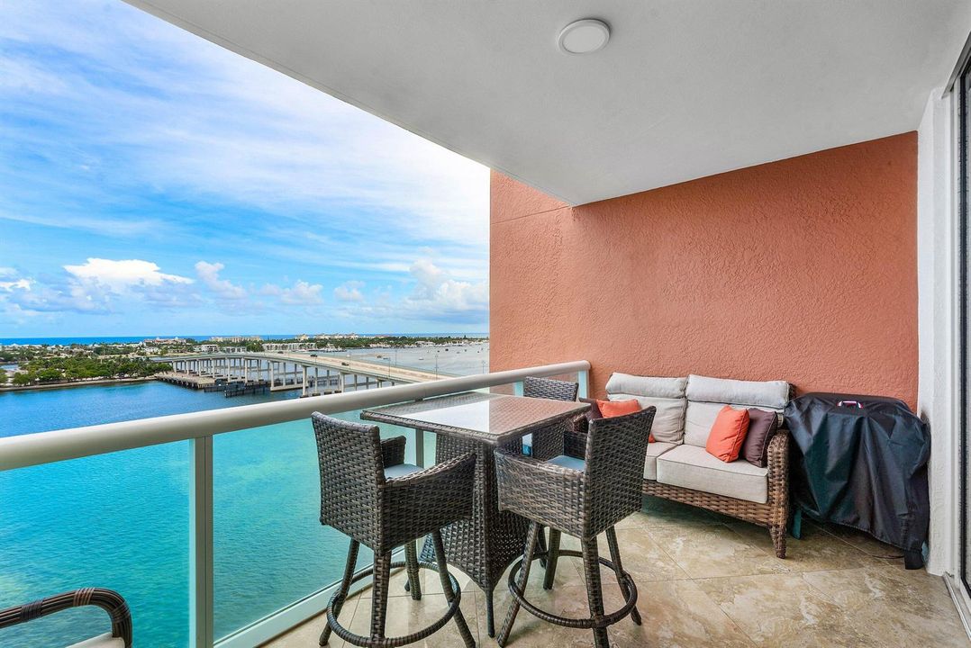 Private Covered Balcony
