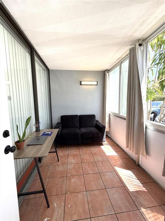 Screened patio