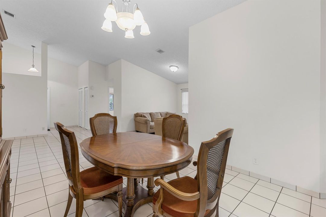 dining room to entry