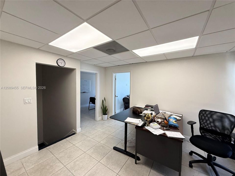 upstairs office