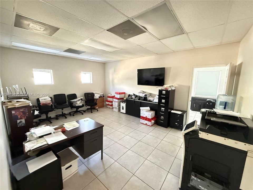 downstairs office