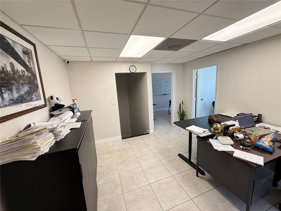 upstairs office