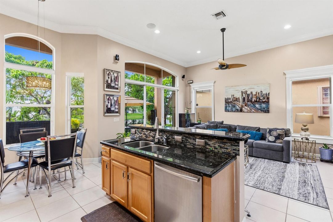 Kitchen and Family Room