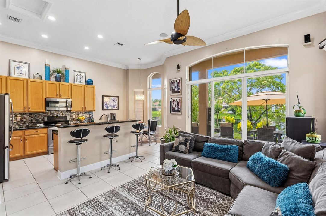 Kitchen and Family Room