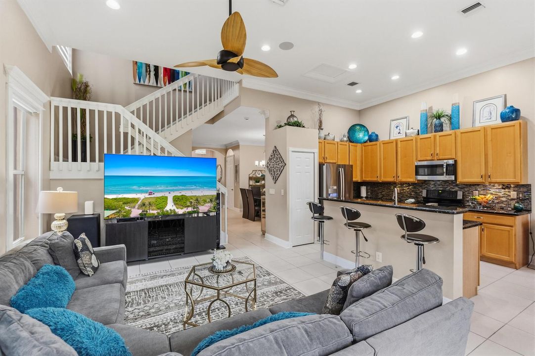 Kitchen and Family Room