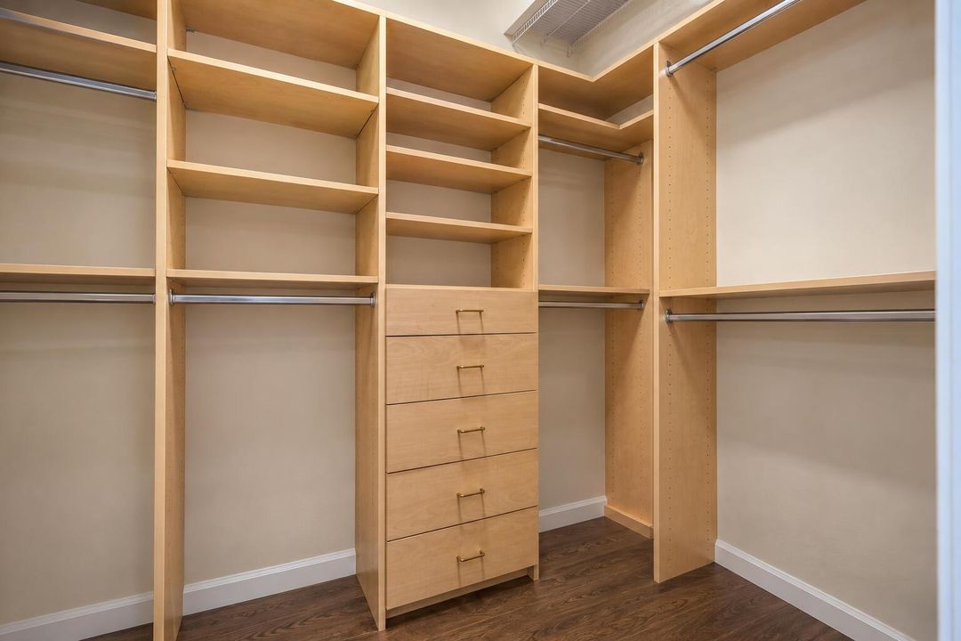 Primary Closet Cabinetry