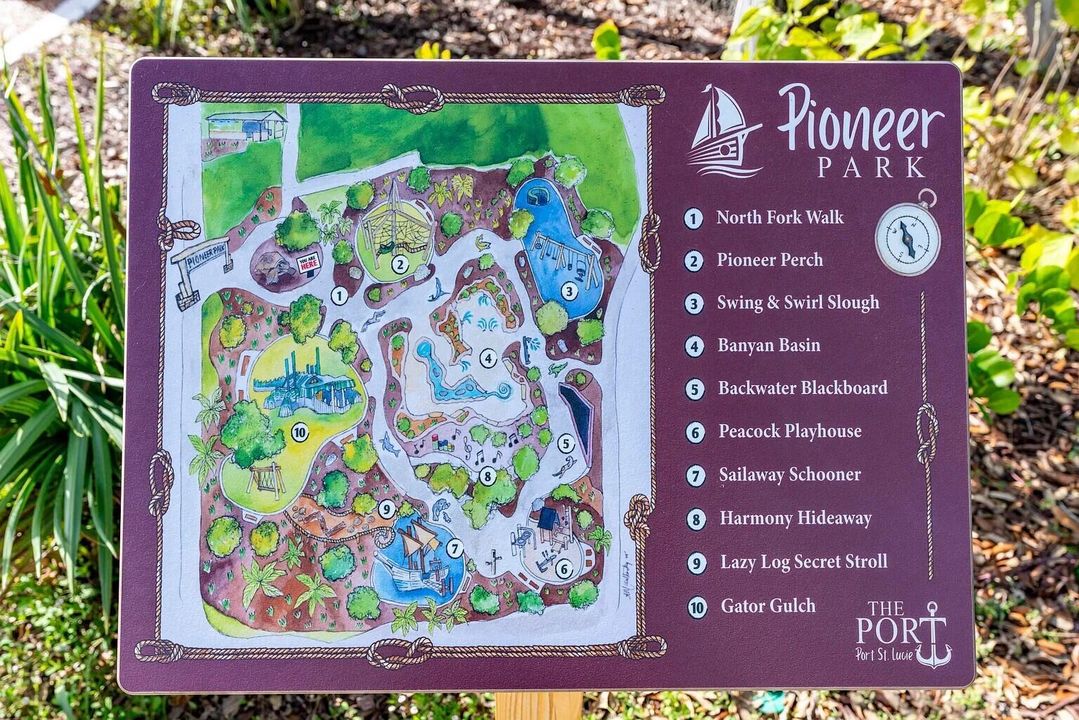 Pioneer Park sign