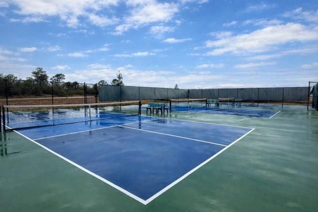 Pickleball court