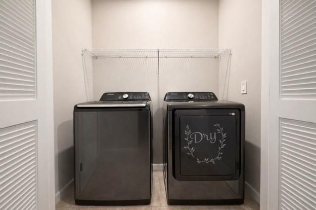 Laundry closet