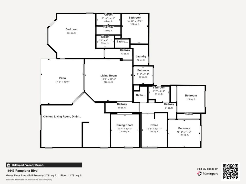 floorplan11643 Pamplona Blvd - Floor 1