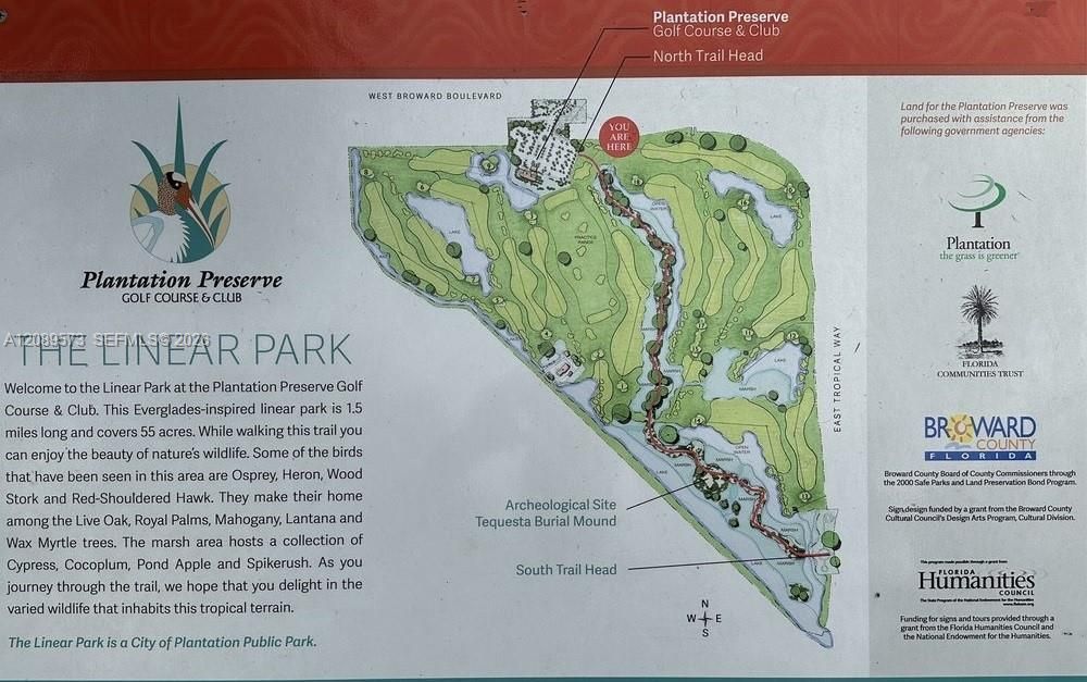 Plantation Preserve nature trail next door to Hawthorne Village