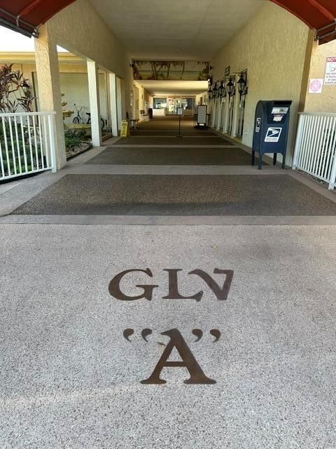 Entrance walkway