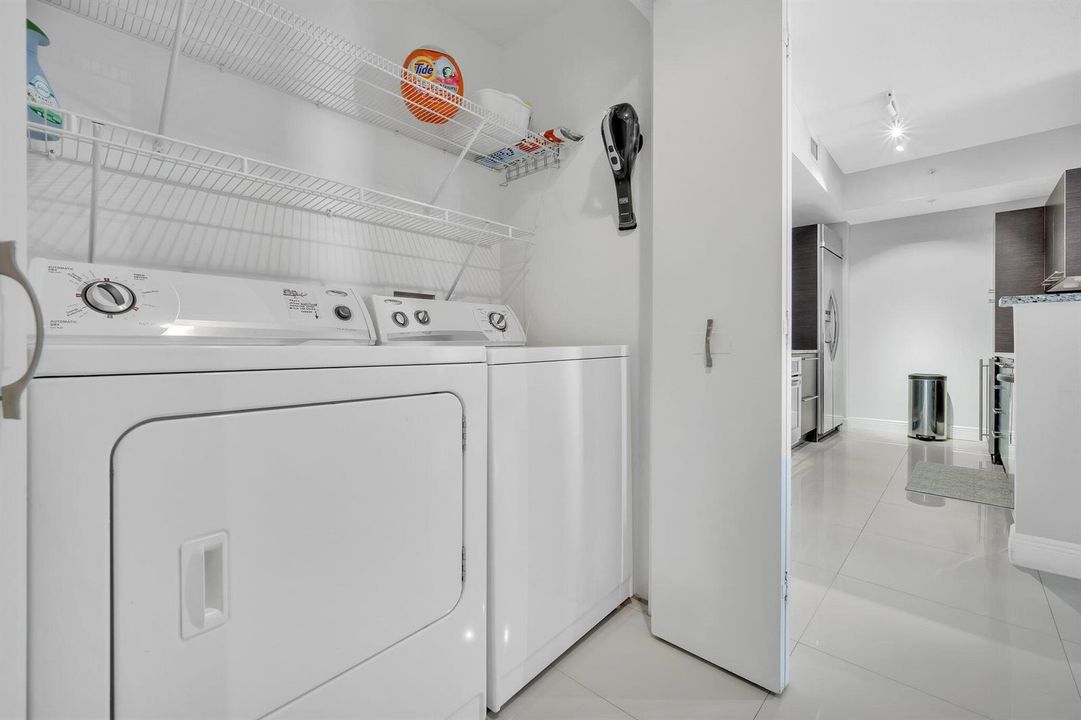 In-Unit Laundry Closet