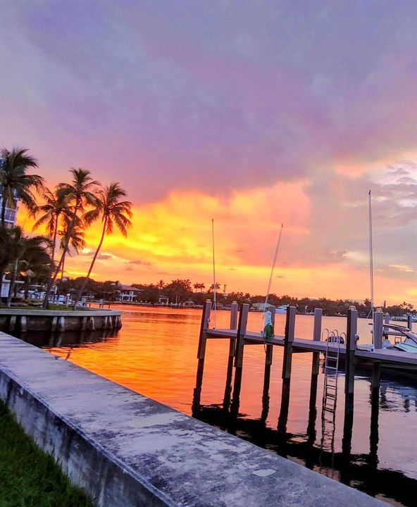 Stunning sunset views!