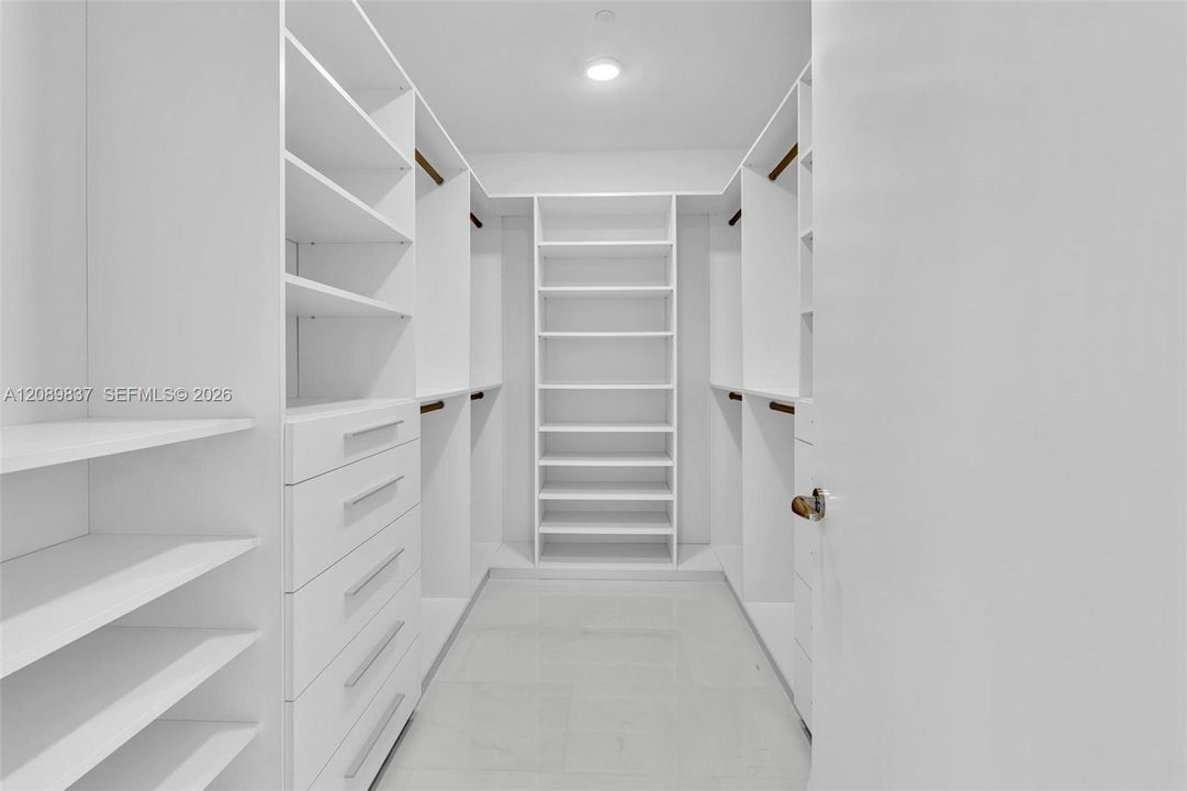 Master Walk-in Closet
