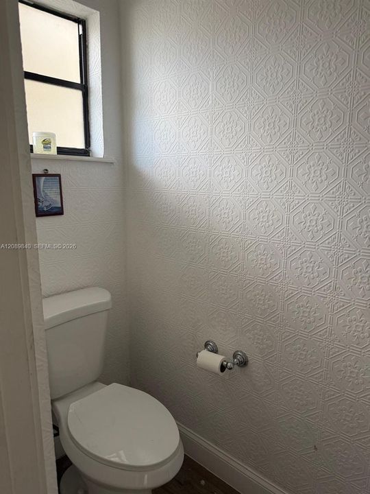1/2 BATH DOWNSTAIRS