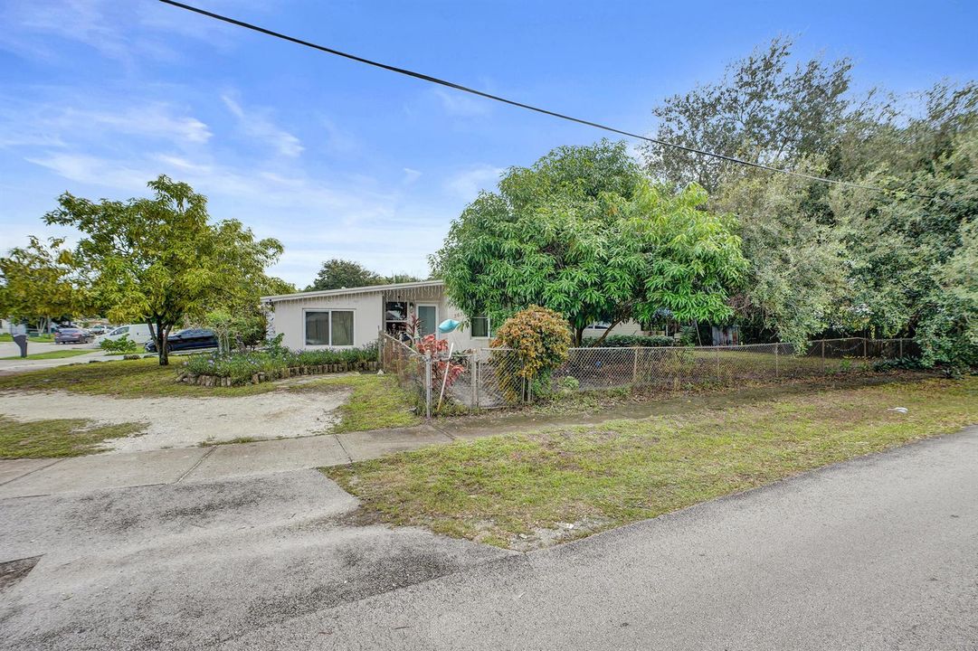 Large lot with yard