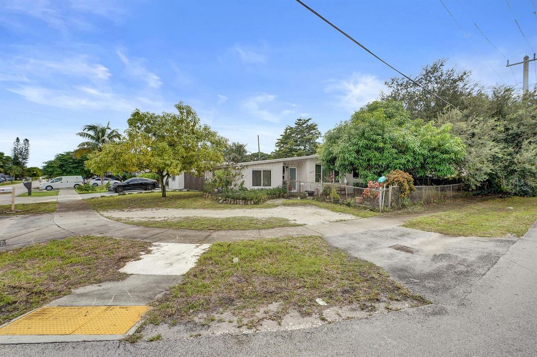 Large lot with yard