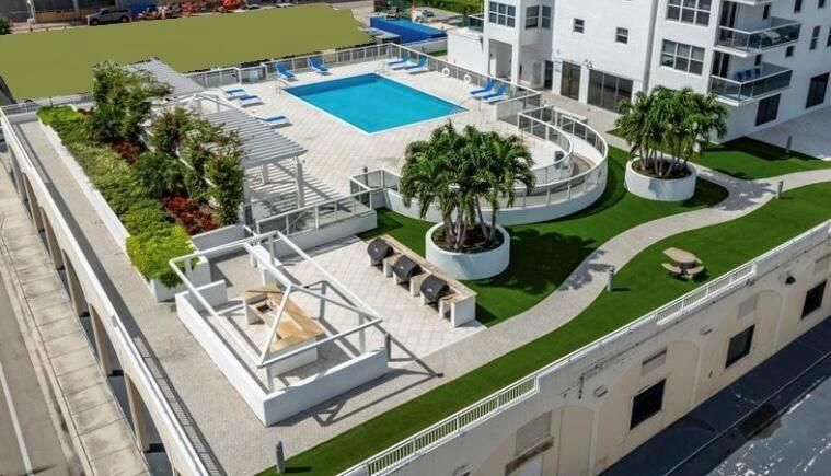 From above pool