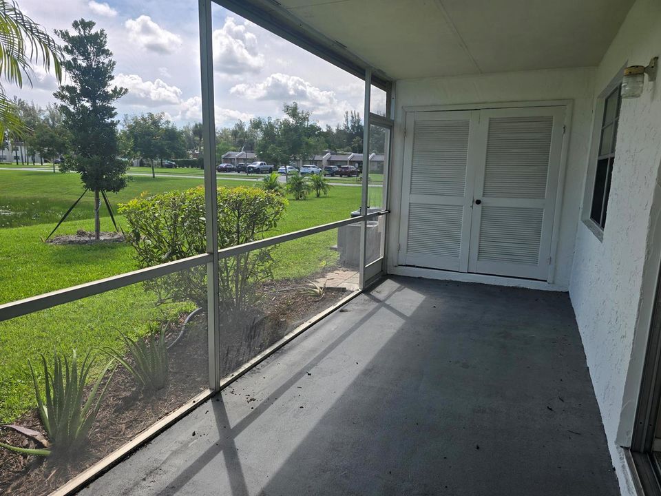 UTILITY CLOSET ,LARGE PATIO