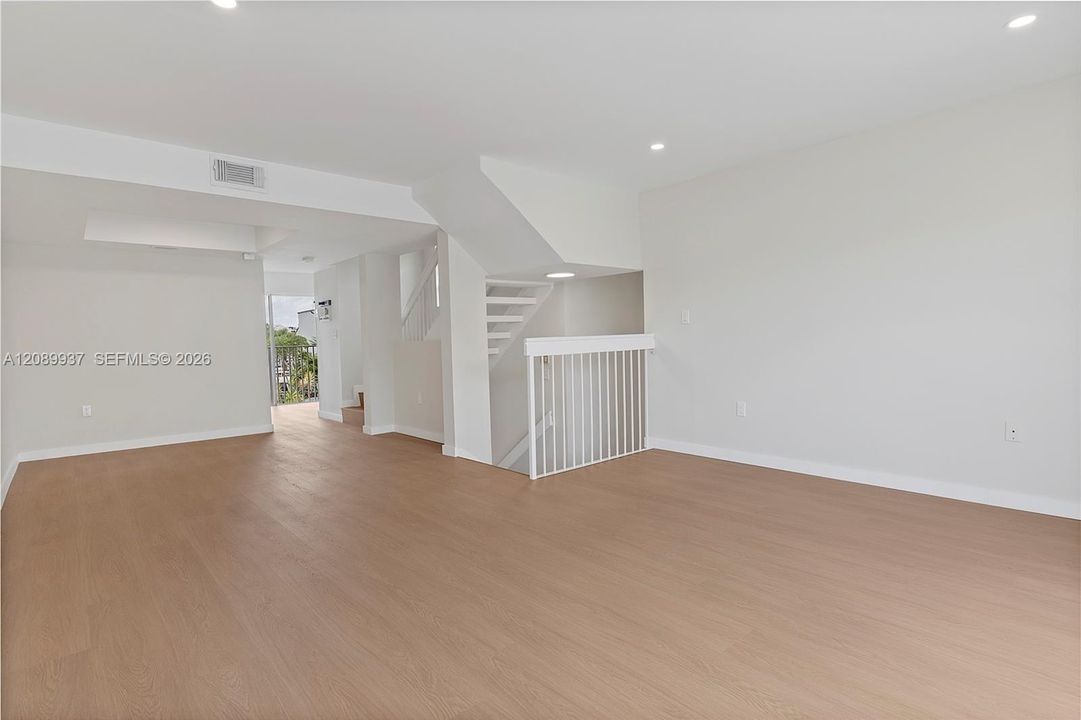 dining and living area