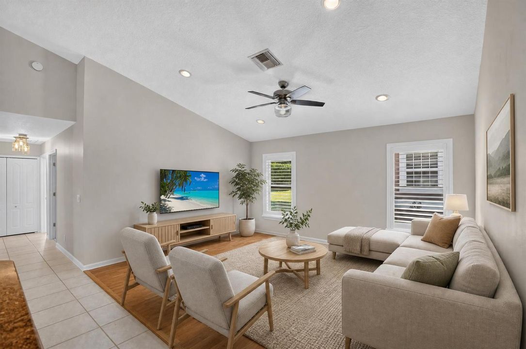 Virtually Staged Gathering room