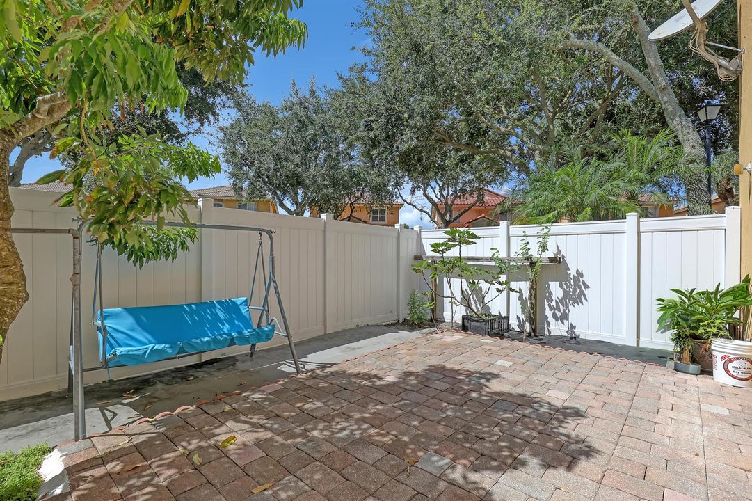 fenced backyar view 1