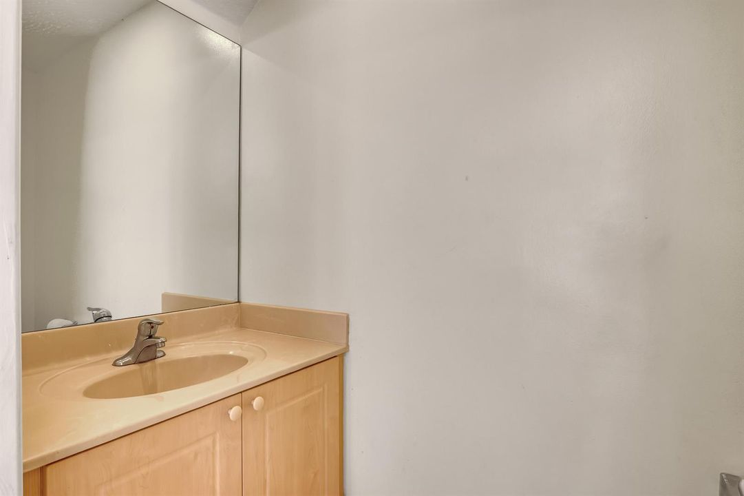 half bathroom downstairs