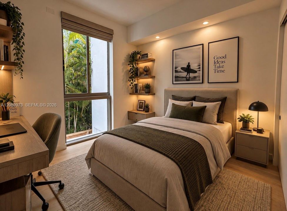 3rd Bedroom - Virtually Staged