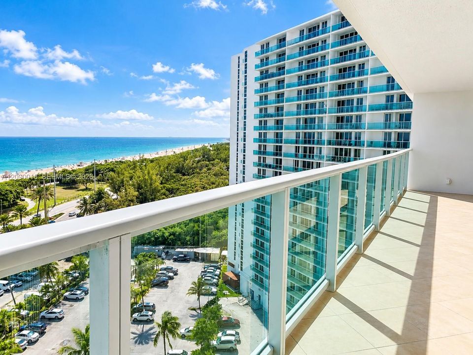 Secondary balcony view highlighting the surrounding water scenery.