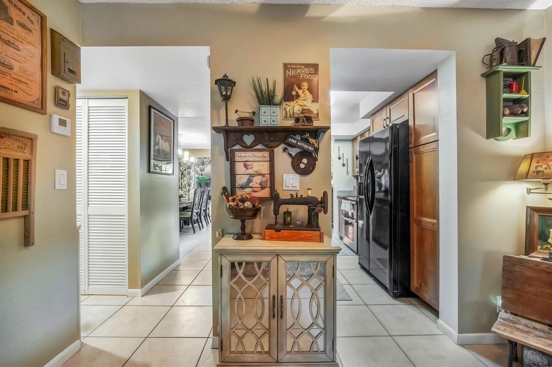 Kitchen view from LR