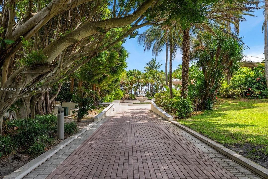 Elegant driveway