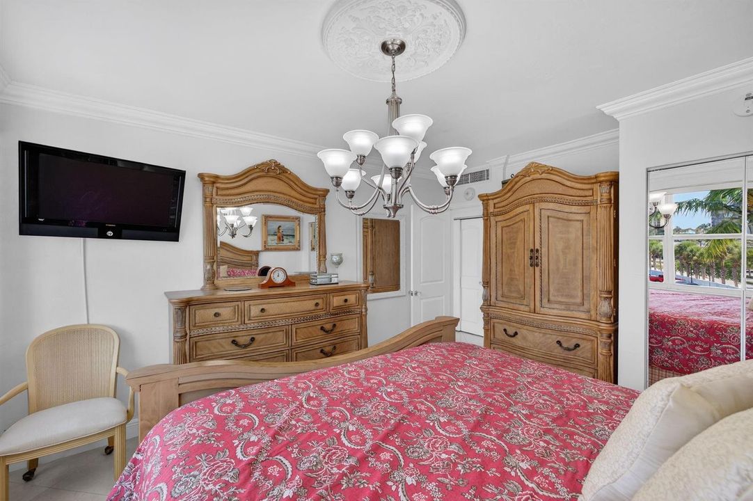Mirrored closet doors