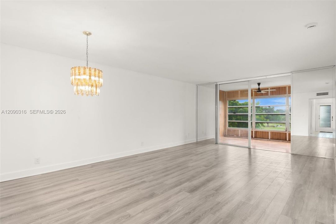 INTO LIVING ROOM