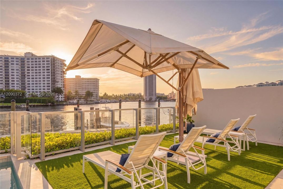 Your private lounge area