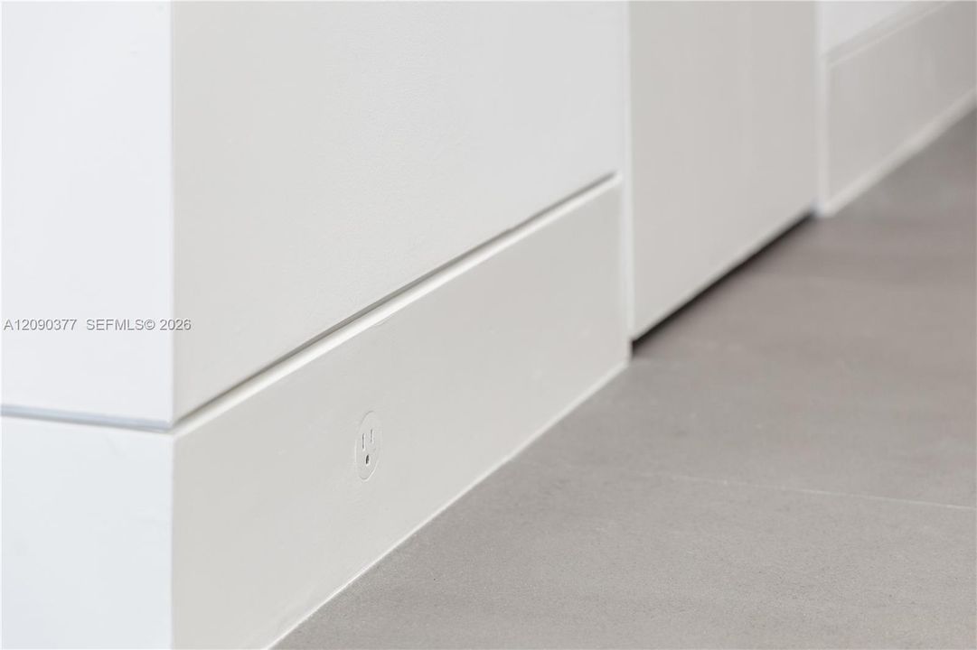Detailed Baseboards elevate the design