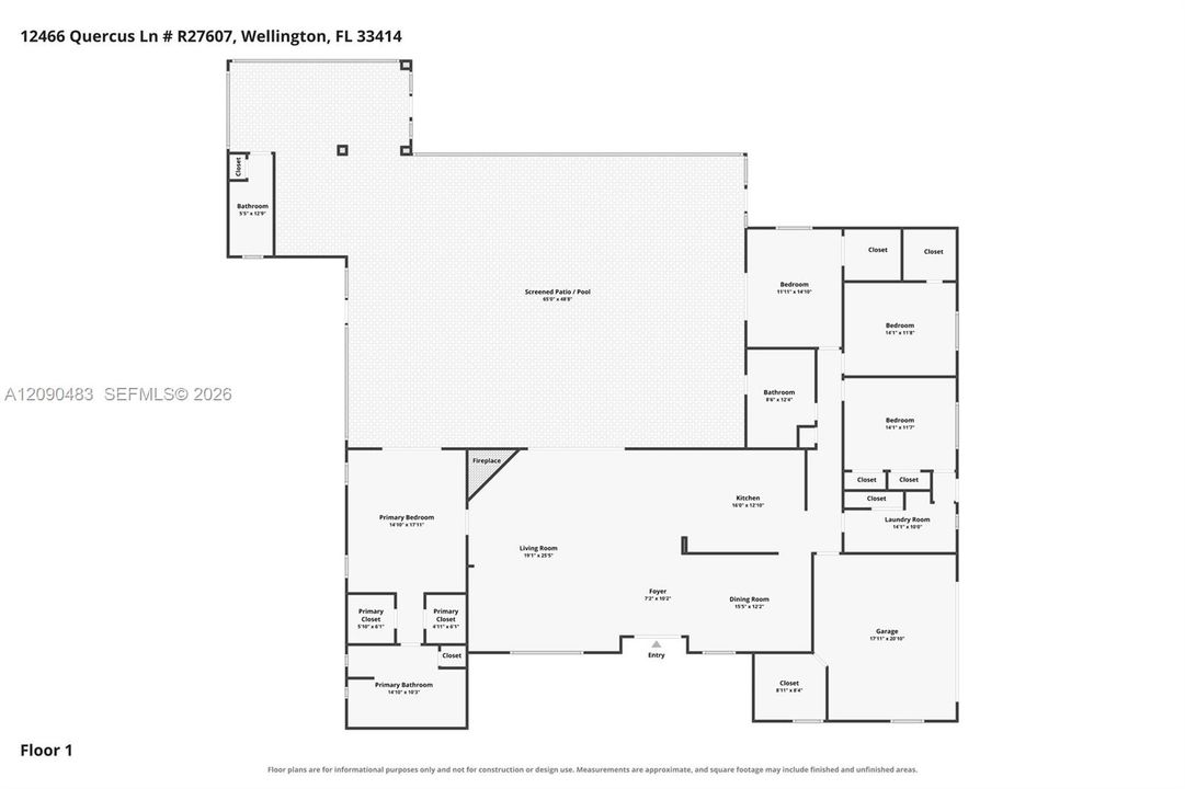 For Rent: $15,000 (4 beds, 3 baths, 3723 Square Feet)