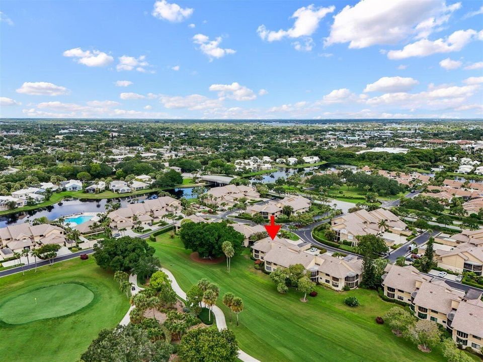 Aerial Surrounding Greenspace