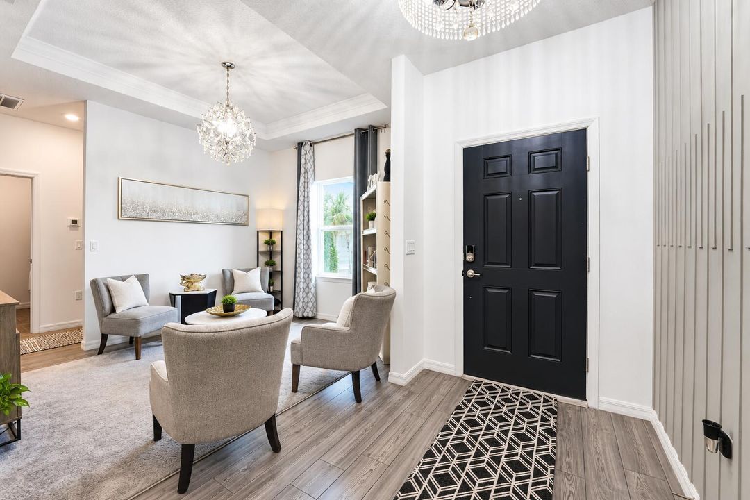 Welcoming Entry & Living Area