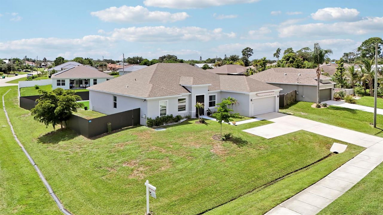 erial View of Home and Yard