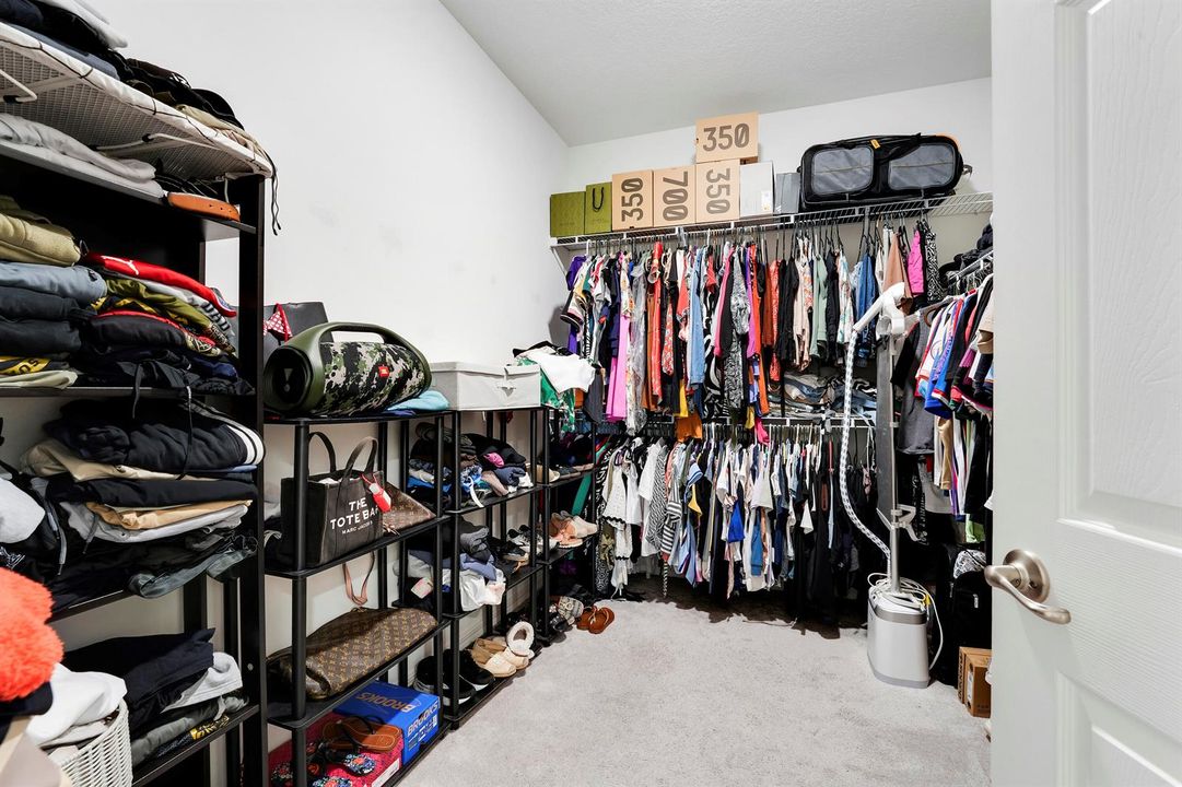 Generous Walk-In Closet & Storage