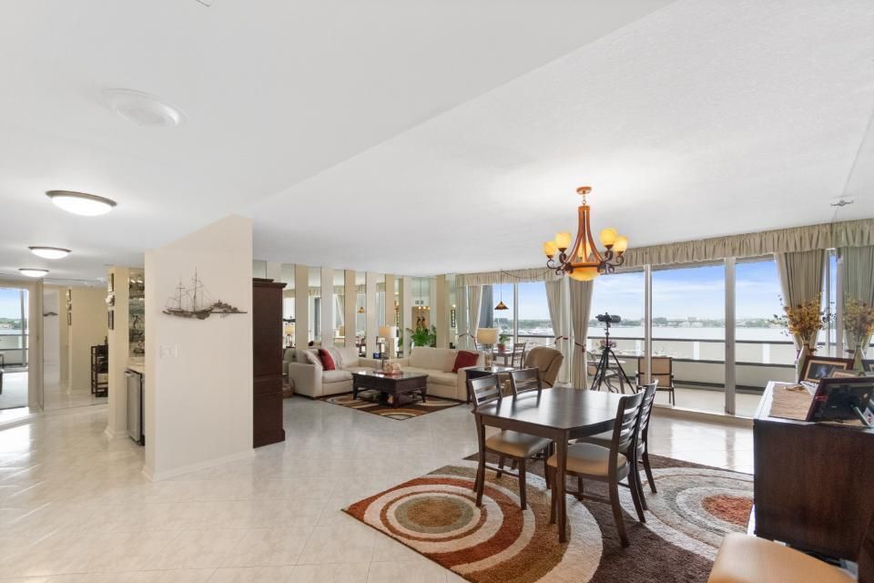 Entry into Living and Dining Space