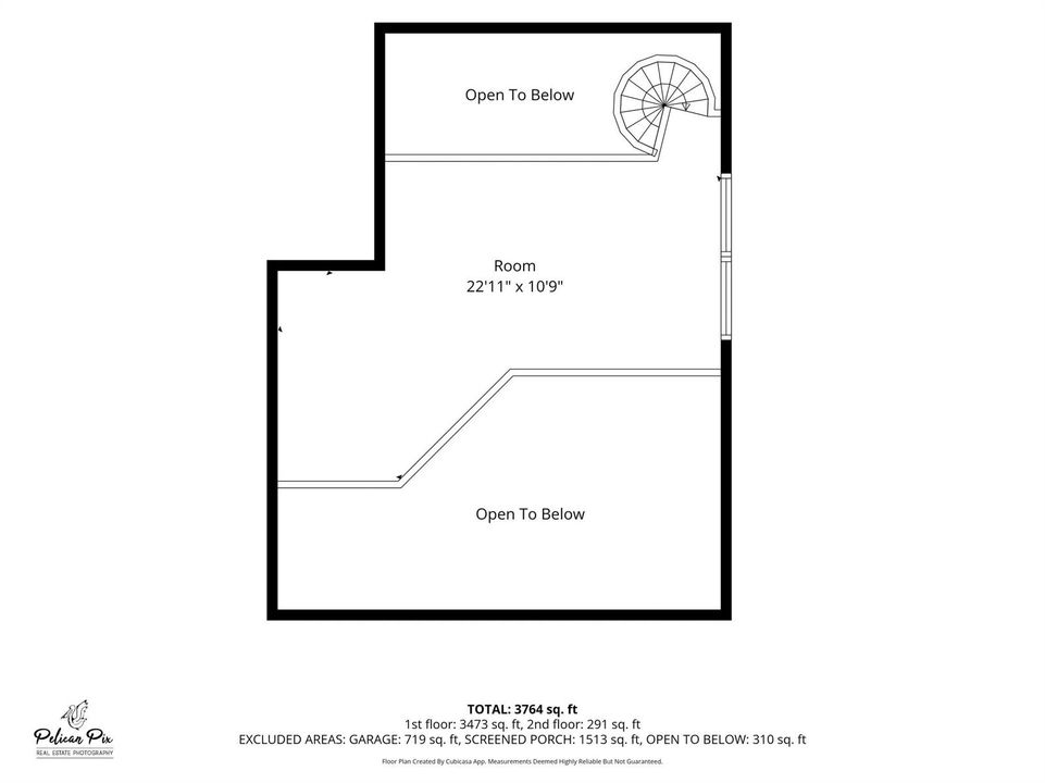 2nd Floor Floor Plan with Dimensions