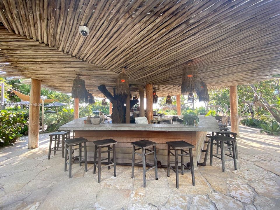 Tala Beach Club in back yard.