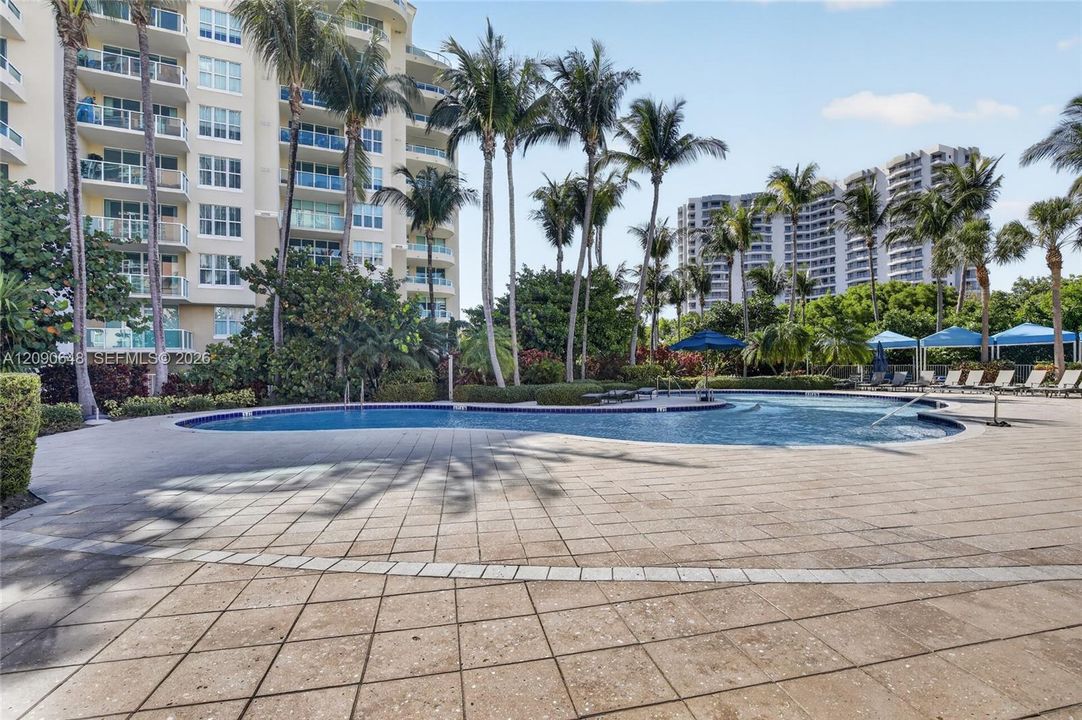 2nd pool at clubhouse, gym, spa building