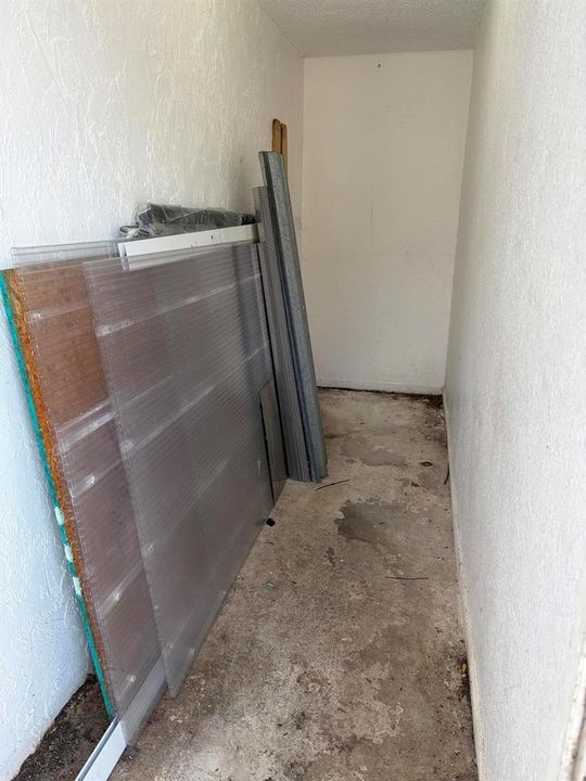 Exterior storage closet