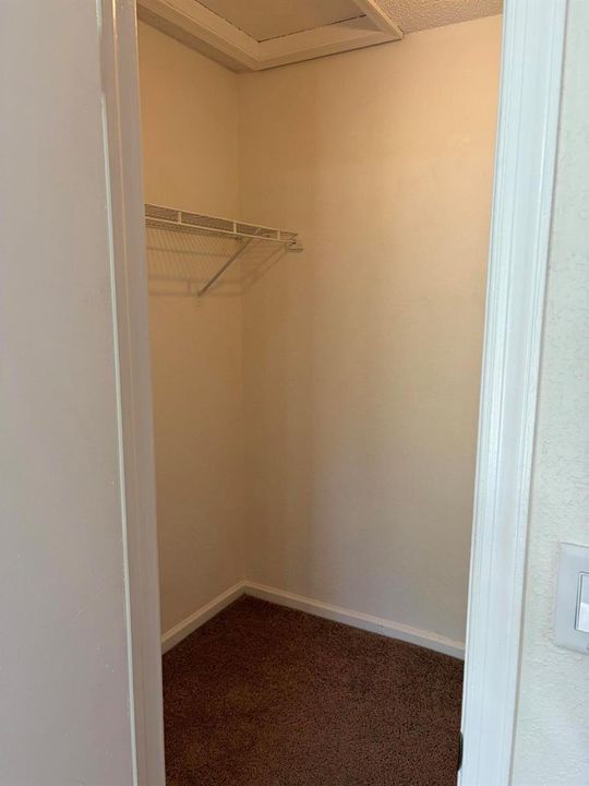 Primary walk in closet